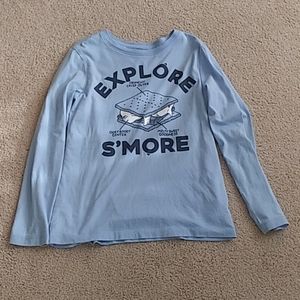 Lands End boys long-sleeve cotton t-shirt